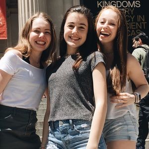 aerie gray wash t-shirt